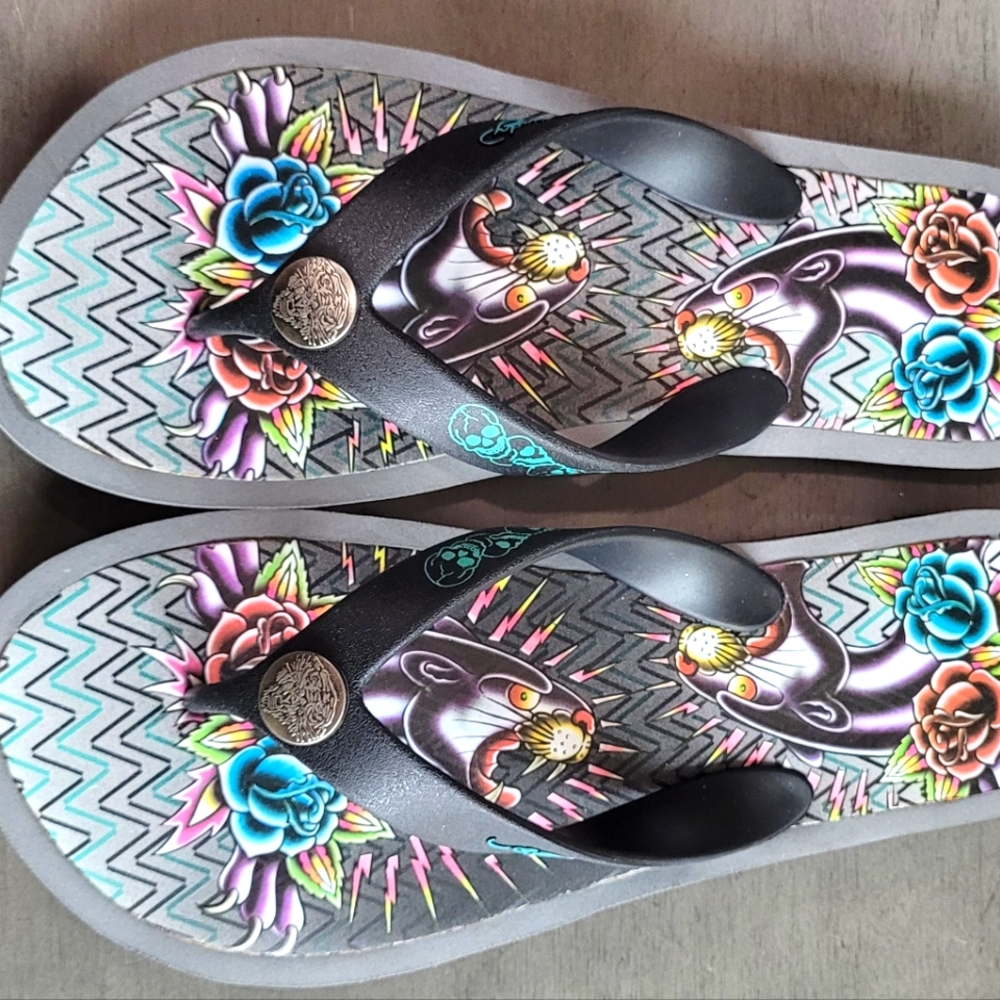 Ed Hardy Flip Flops